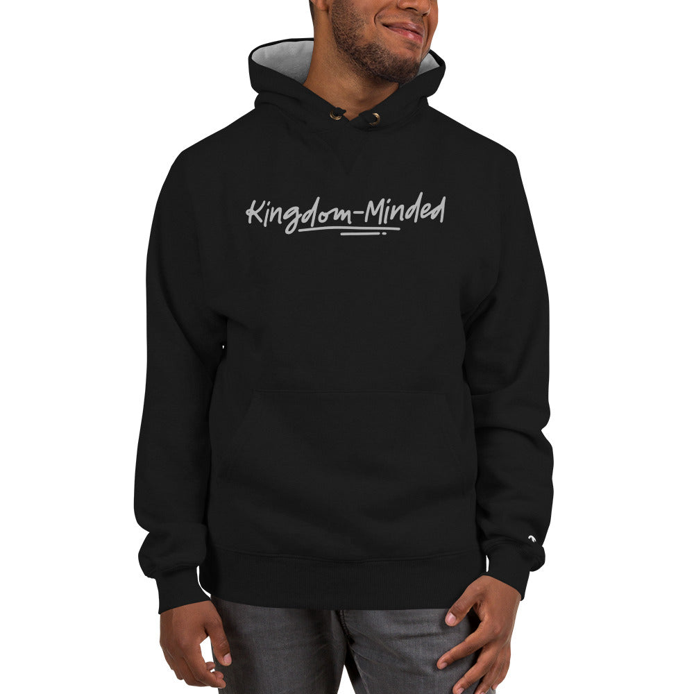 Kingdom Minded Champion Hoodie (Exclusive) Black & Gray